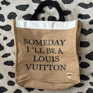 Chic Tan and Black Tote Bag